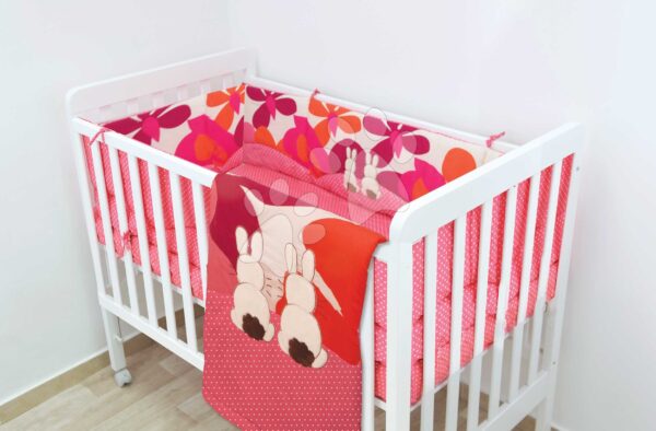 Souprava do postýlky Joy Rabbits Pink toT's-smarTrike zajíčci hnízdo