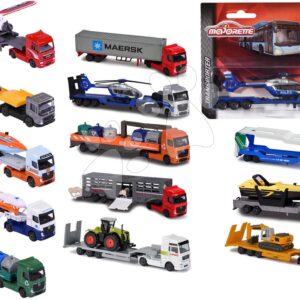 Transportér městský City Transporter Majorette kovový s pohyblivými částmi 20 cm délka různé druhy