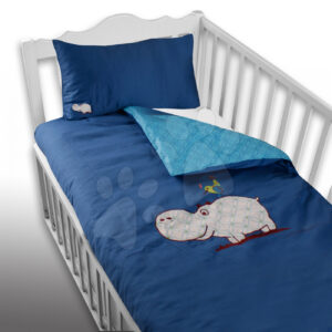 toTs-smarTrike dvoudílná souprava do postýlky hrošík Joy 280201 modrá