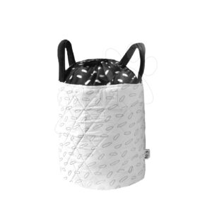 toTs-smarTrike textilní košík Listy 400123 bílo-černý