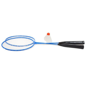 Badmintonové kovové rakety 60 cm - modrá
