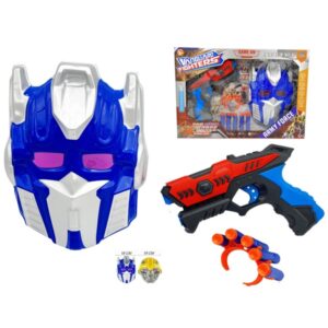 Pistole na pěnové šipky s maskou transformera - Optimus