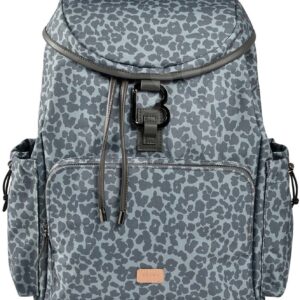 Přebalovací taška jako batoh Vancouver Backpack Dark Cherry Blossom Beaba s doplňky 22 l objem 42 cm zelená