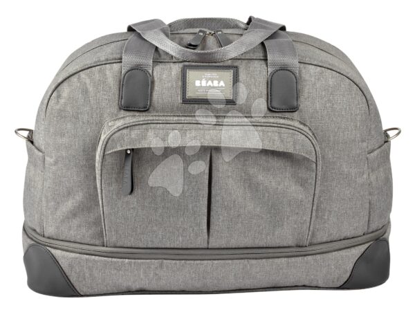 Přebalovací taška ke kočárku Beaba Amsterdam II Expandable Travel Changing Bag Heather Grey 2 velikosti šedá