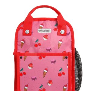 Školní taška batoh Backpack Amsterdam Small Cherry Pop Jack Piers malá ergonomická luxusní provedení od 2 let 23*28*11 cm
