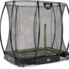 Trampolína s ochrannou sítí Silhouette Ground Exit Toys přízemní 153*214 cm černá - Image 2