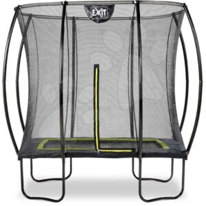 Trampolína s ochrannou sítí Silhouette trampoline Exit Toys 153*214 cm černá