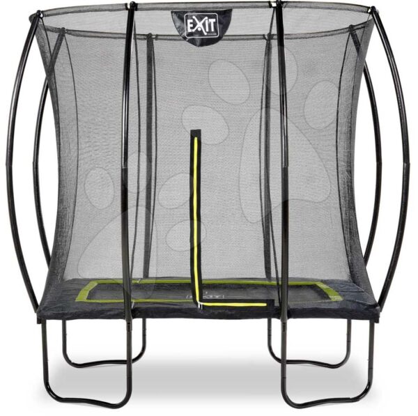 Trampolína s ochrannou sítí Silhouette trampoline Exit Toys 153*214 cm černá