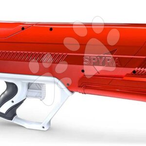 Vodní pistole s manuálním nabíjením vodou SpyraLX Red Spyra s mechanickým indikátorem stavu nádrže a dostřelem 9 metrů 100% mechanická červená od 14 let
