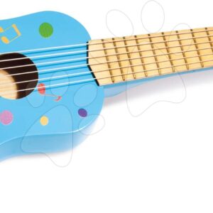 Dřevěná kytara Music Woodenguitar Eichhorn se 6 strunami k naladění