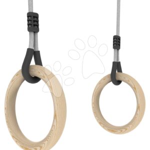 Gymnastické kruhy GetSet wooden gymnastics rings Exit Toys vhodné pro modely GetSet MB200 / MB300