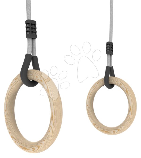 Gymnastické kruhy GetSet wooden gymnastics rings Exit Toys vhodné pro modely GetSet MB200 / MB300