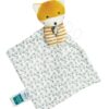 Plyšová liška k mazlení The Organic Fox Doudou et Compagnie se vzorem 20 cm v dárkovém balení 3 různé druhy od 0 měsíců - Image 2