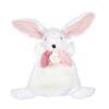 Plyšový zajíček Bunny Happy Boho Doudou et Compagnie bílý 17 cm v dárkovém balení od 0 měsíců - Image 2