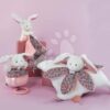 Plyšový zajíček na mazlení Doudou Petal Boh'aime Doudou et Compagnie růžový 27 cm v dárkovém balení od 0 měsíců - Image 2