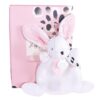 Plyšový zajíček na mazlení Happy Blush Doudou et Compagnie bílý 17 cm v dárkovém balení od 0 měsíců - Image 2