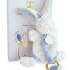 Plyšový zajíček s klipem na dudlík Bunny Sailor Perlidoudou Doudou et Compagnie modrý 15 cm v dárkovém balení od 0 měsíců - Image 2