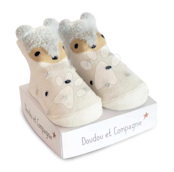 Ponožky pro miminko Birth Socks Doudou et Compagnie se vzorem od 0–6 měsíců