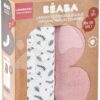 Textilní pleny z bavlněného mušelínu Bolte 2 Swadlles 120 cm Beaba Old Pink/Floral Campaign sada 2 kusů od 0 měsíců - Image 2