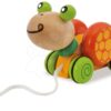 Dřevěná želva na tahání Pull along Animal Turtle Eichhorn od 12 měsíců - Image 3