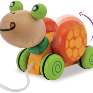 Dřevěná želva na tahání Pull along Animal Turtle Eichhorn od 12 měsíců