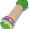 Dřevěné hudební nástroje Music Set with Grasping Toy Eichhorn chrastítko se zvonečky a hudební hůlka od 12 měsíců - Image 3