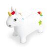 Mondo Jednorožec na skákání Unicorn Ride on gumový bílý 9132 - Image 2