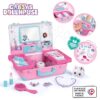 Kosmetický kufřík se zrcadlem Gabby Beauty Vanity Smoby pro kadeřnici s nehtovým studiem a make up kosmetikou s 15 doplňky - Image 2