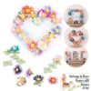 Květinové lupínky jako náhrady k ozdobnému květinářství Crea Deco Flowers Refill Smoby 98 doplňků pro výrobu 16 květin od 5 let - Image 2