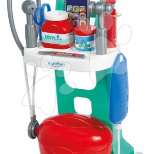 Lékařský vozík s kufříkem Medical Trolley Écoiffier s 12 zdravotnickými doplňky od 18 měsíců