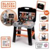 Pracovní dílna v kufříku 2v1 Bricolo Smart Workbench Black&Decker Smoby rozkládací pracovní stůl s nářadím 30 doplňků - Image 2