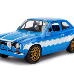 Autíčko Ford Escort 1974 Fast & Furious Jada kovové s otevíratelnými částmi a gumovými kolečky délka 18 cm 1:24