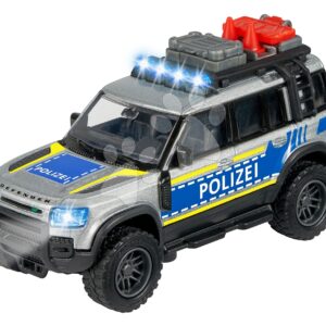 Autíčko policejní Land Rover Police Majorette se zvukem a světlem délka 12