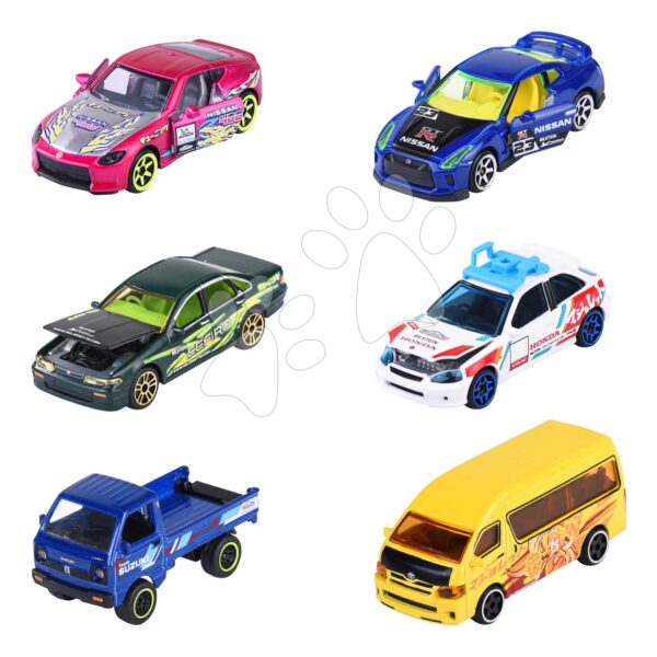 Autíčko s tuningem Japan Series Deluxe Cars Majorette kovové se sběratelským boxem 7