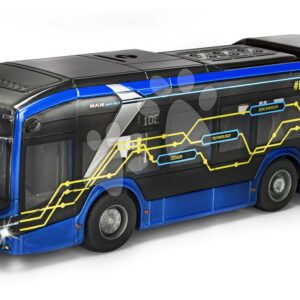 Autobus MAN Lion´s City 10 E Bus Majorette se zvukem a světlem s gumovými kolečky a otevíratelné dveře délka 22