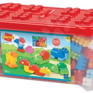 Écoiffier stavebnice Abrick v dóze 275 kostek a zvířátka 1389