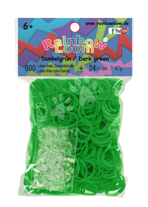 Rainbow Loom dětské gumičky 22147 tmavězelené
