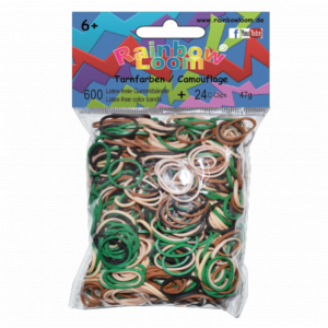 Rainbow Loom dětské gumičky světlý maskáčový mix 21133