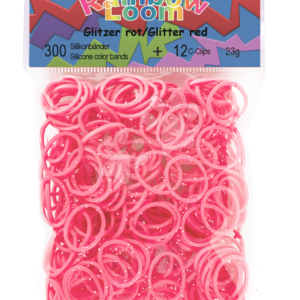 Rainbow Loom dětské gumičky třpytivé 20341 červené