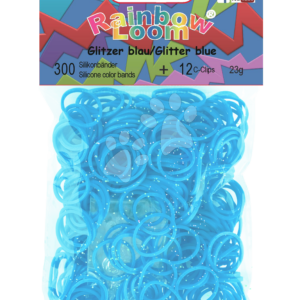 Rainbow Loom dětské gumičky třpytivé 20365 tyrkysové