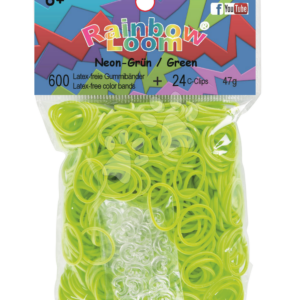 Rainbow Loom neonové originální gumičky 22109 světlezelené