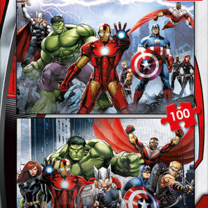 Dětské puzzle Avengers Educa 2x100 dílů 15771 barevné