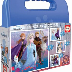 Dětské puzzle v kufříku Frozen 2 Case Educa 12-16-20-25 dílků od 4 let