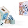 Dřevěný didaktický domeček Shape Box Panda Eichhorn se 6 vkládacími kostkami od 12 měsíců - Image 2