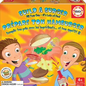Educa dětská společenská hra Build a burger 16892