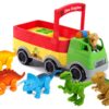 Nákladní auto s 5 dinosaury Dino Safary Truck Kiddieland s pohyblivými částmi a se zvukem a světlem od 12 měs - Image 3