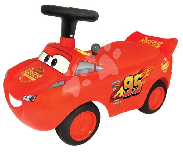 Odrážedlo závodní McQueen My Lightning Racer Kiddieland se zvukem a světlem od 12 měsíců