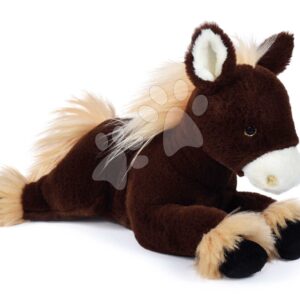 Plyšový koník Horse Brown À la Campagne Histoire d’Ours v dárkovém balení hnědý 35 cm od 0 měs