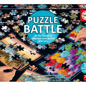Puzzle Battle Cestování Travel Educa 12 druhů puzzle 504 dílků a 12 karet s obrázky od 7 let