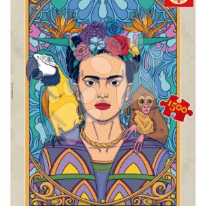 Puzzle Frida Kahlo Educa 1500 dílků a Fix lepidlo